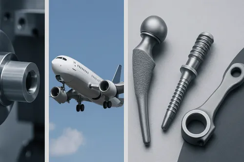 Por qué el titanio se está apoderando de la fabricación moderna: fuerza, ligereza y más