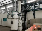 Vacuum and furnace equipment inside a titanium processing workshop, illustrating why powder capacity has to be connected to process control, safety review and release evidence