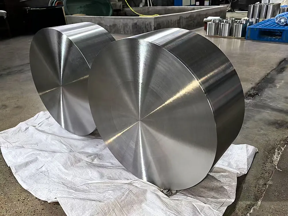 Large-diameter Ti-6Al-4V forged disc, qualified to European aerospace Tier 1/Tier 2 specifications