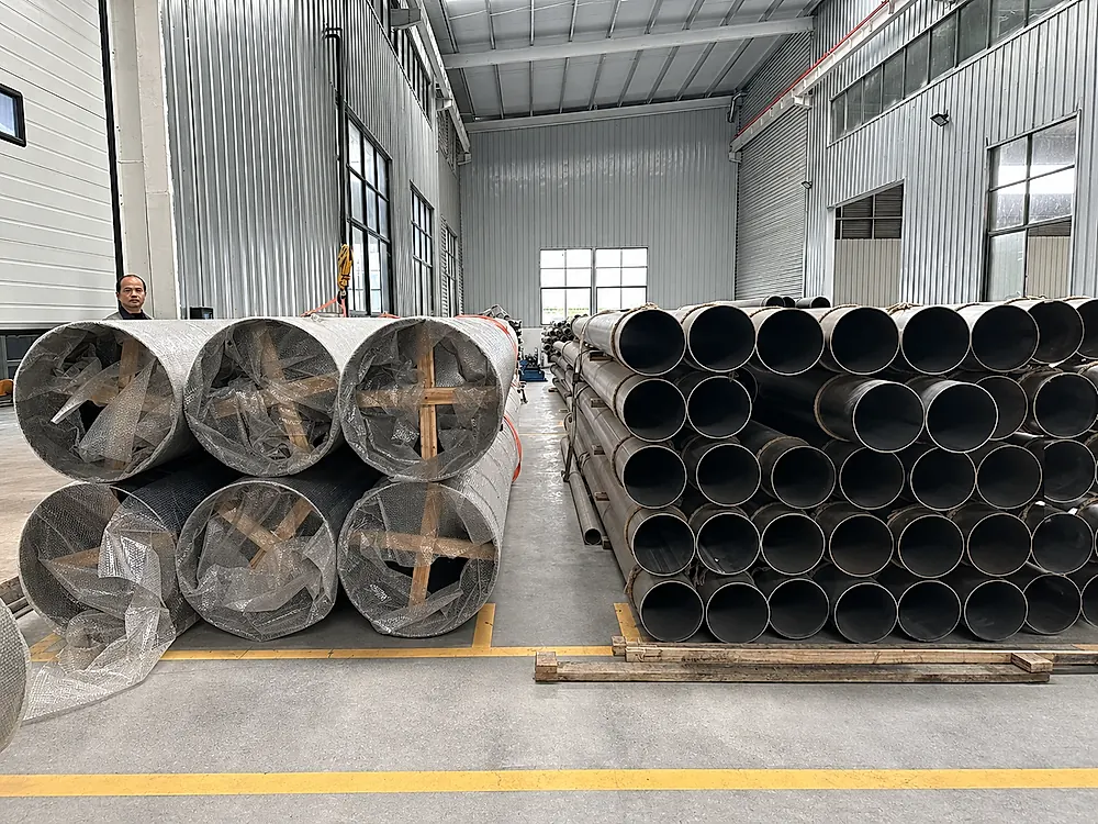 Gr.2 seawater-grade welded titanium tube stock, mixed OD 19/25mm in stock
