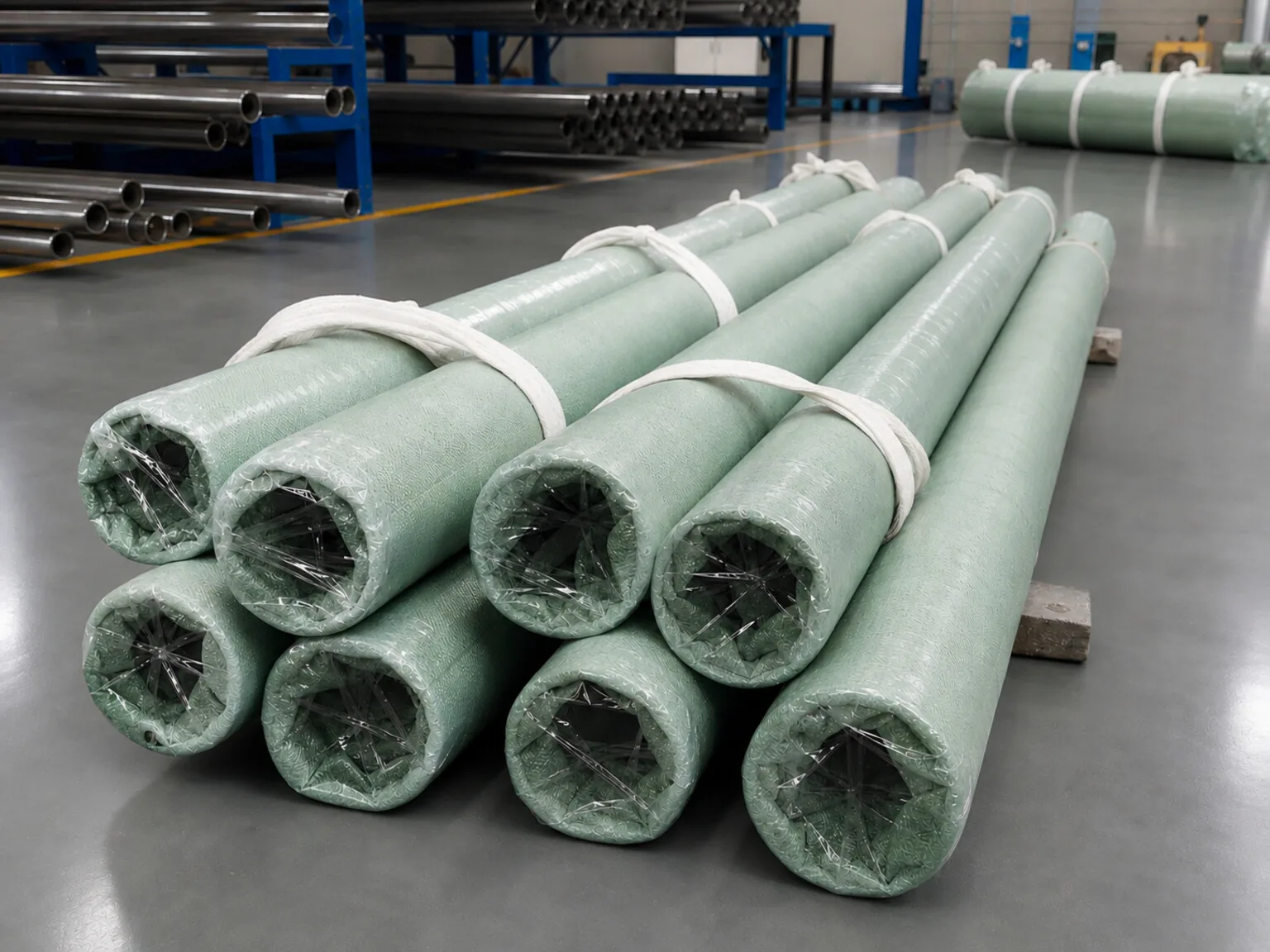 User-supplied wrapped titanium tube stock illustrates controlled lot handling outside the study; blended-powder LPBF needs an equally explicit feedstock and process genealogy.