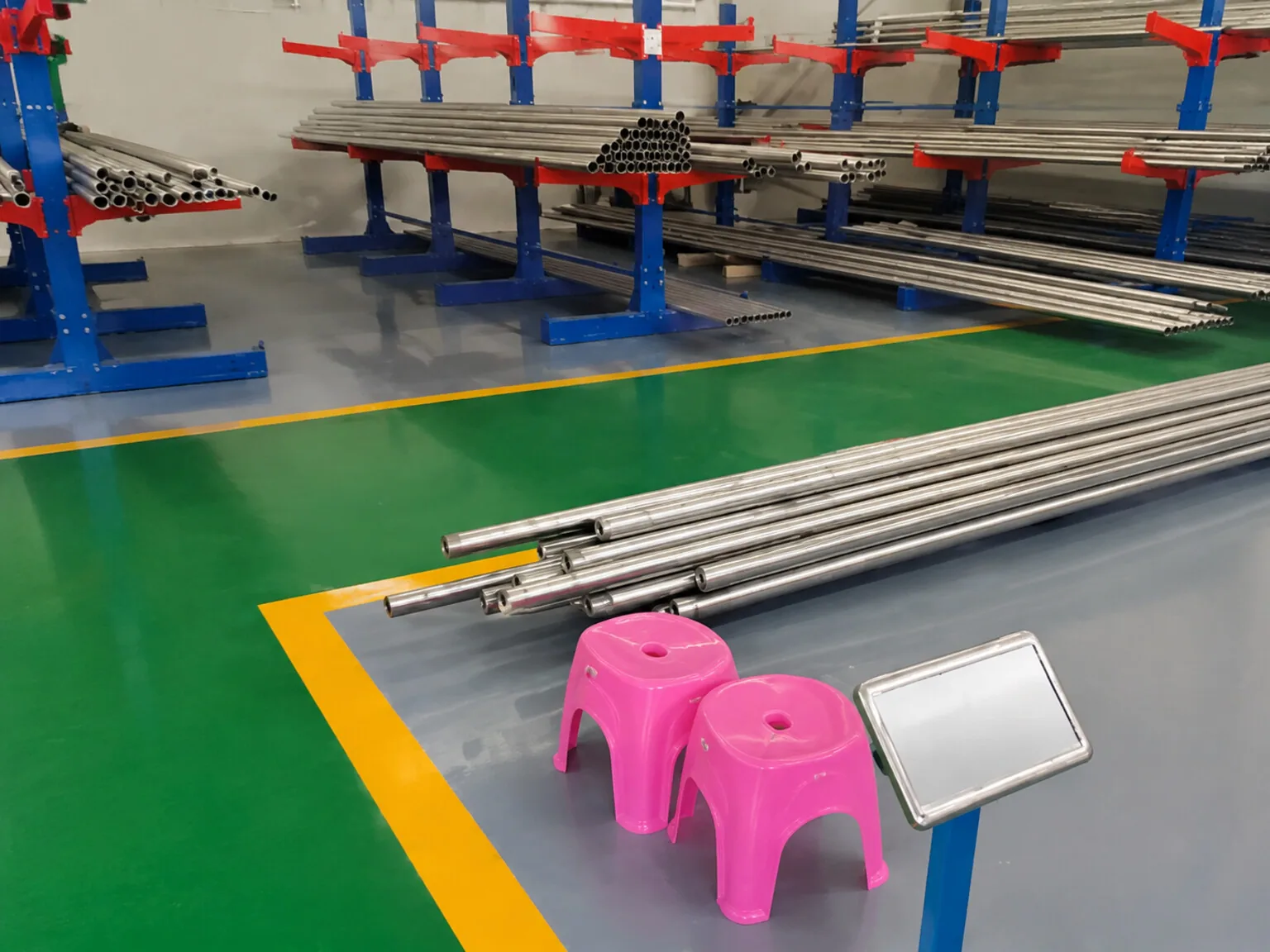 A user-supplied titanium material inspection scene represents the downstream dimensional and surface checks needed after forming; it is not the study apparatus.