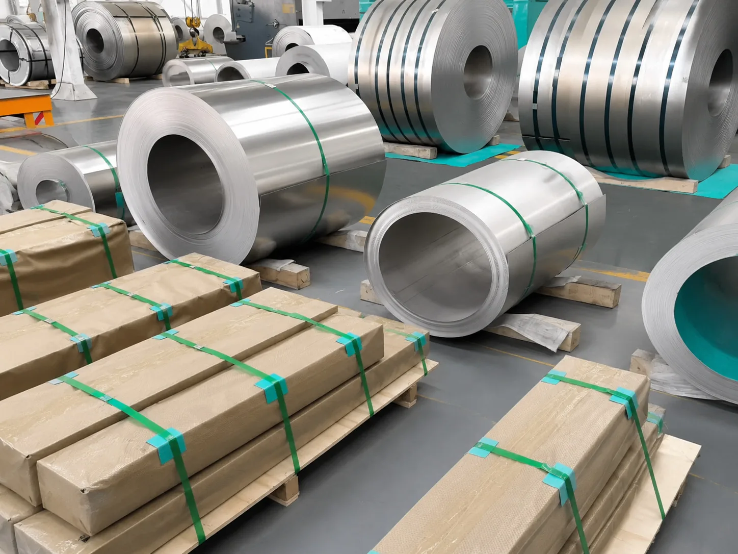 User-supplied titanium coil and sheet stock shows why laser patterning, surface condition and electrical heating evidence must follow the delivered product form.