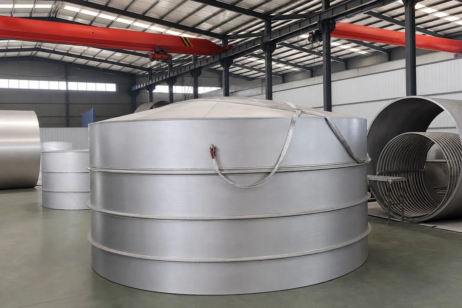 User-supplied fabricated titanium assembly illustrates the joined-product consequence of deposition stability; it is not the Ti-on-Mg study specimen.