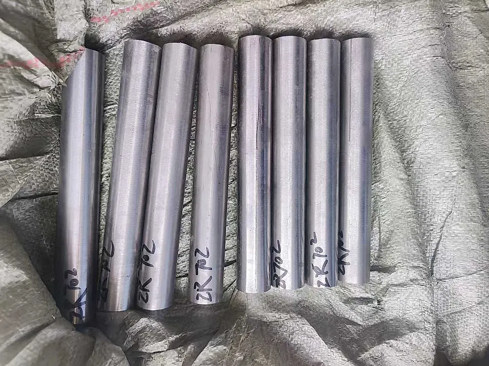 Titanium and zirconium rod stock inventory