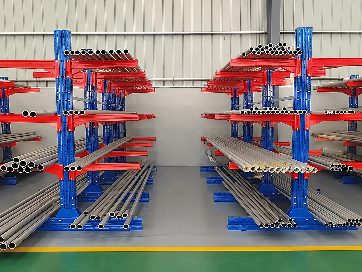 Organized titanium tube and bar stock illustrates why material identity and allocation must stay linked when production moves to a different site.